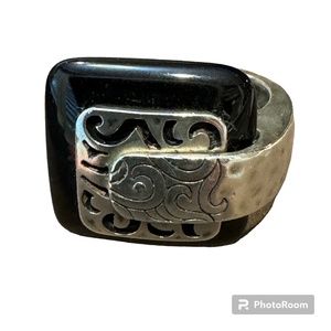 Silpada Blacktop Swirl Ring (7)